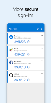 Download Microsoft Authenticator Tools for Android screenshot 3
