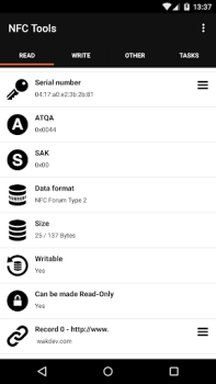 Download NFC Tools Tools for Android screenshot 3