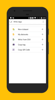 Download NFC TagWriter by NXP Work for Android screenshot 2