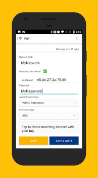 Download NFC TagWriter by NXP Work for Android screenshot 4