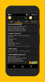 Download NFC TagInfo by NXP Tools for Android screenshot 5