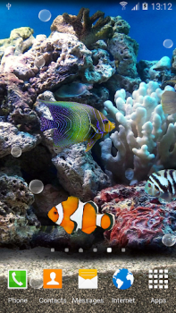 Download Coral Fish 3D Live Wallpaper Personalization for Android screenshot 3