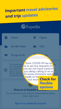 Download Expedia: Hotels, Flights & Car Travels for Android screenshot 3