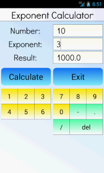Download Exponent Calculator Tools for Android screenshot 4