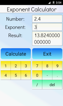 Download Exponent Calculator Tools for Android screenshot 5