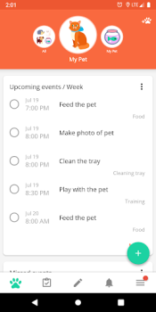 Download Animal and pet care diary Life style for Android screenshot 2