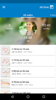 Download Dog Walk - Track your dogs! Life style for Android screenshot 4