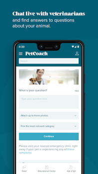 Download PetCoach Ask a vet online 24/7 Medicine for Android screenshot 5