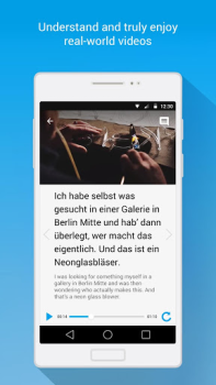 Download FluentU: Learn Language videos Education for Android screenshot 2