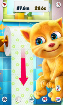 Download Talking Ginger Casual for Android screenshot 2