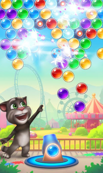 Download Talking Tom Bubble Shooter Casual for Android screenshot 3