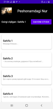 Download Peshonamdagi Nur Books and Reference for Android screenshot 3