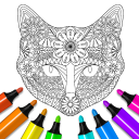 Download Animal coloring mandala pages