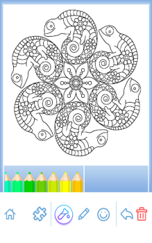 Download Animal coloring mandala pages Education for Android