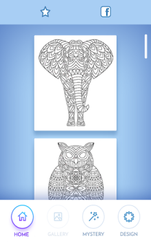 Download Animal coloring mandala pages Education for Android screenshot 4