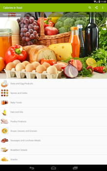 Download Calories in food Health & Fitness for Android screenshot 4