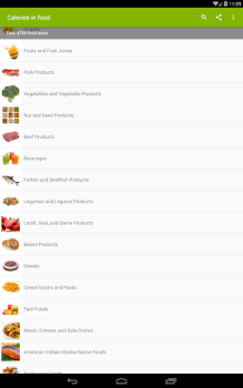 Download Calories in food Health & Fitness for Android screenshot 5