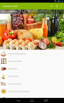 Download Calories in food Health & Fitness for Android screenshot 7