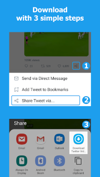 Download Download Twitter Videos - GIF Tools for Android screenshot 3