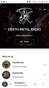 Download Death Metal Radio Music and audio for Android screenshot 2