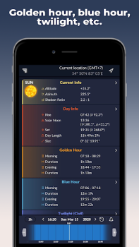 Download Ephemeris: Sun and Moon Seeker Tools for Android screenshot 4