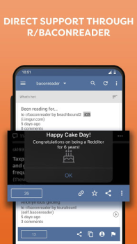 Download BaconReader for Reddit News & Magazines for Android screenshot 7