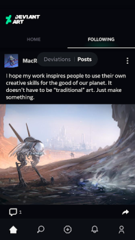 Download DeviantArt Social for Android screenshot 2