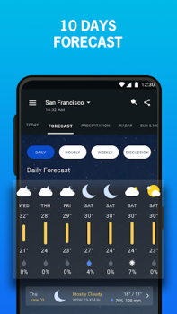 Download 1Weather Forecasts & Radar Weather for Android screenshot 5