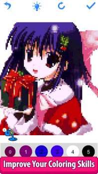 Download Anime Manga Pixel Art Coloring Entertainment for Android screenshot 4