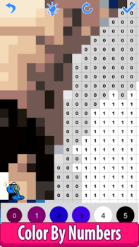 Download Anime Manga Pixel Art Coloring Entertainment for Android screenshot 5