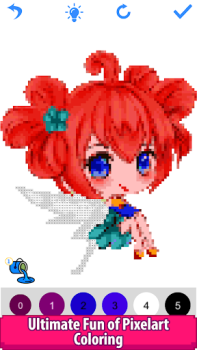 Download Anime Manga Pixel Art Coloring Entertainment for Android screenshot 7