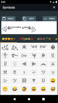 Download Cool text and symbols Tools for Android screenshot 2