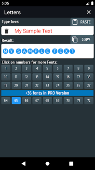 Download Cool text and symbols Tools for Android screenshot 3