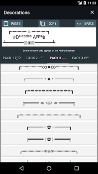 Download Cool text and symbols Tools for Android screenshot 5