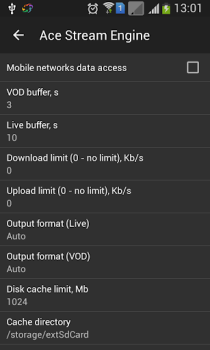 Download Ace Stream for Android TV Video Players & Editors for Android screenshot 2