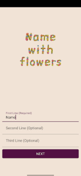 Download Name With Flowers - Name Art Art and design for Android screenshot 5