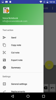 Download Voice Notebook speech to text Tools for Android screenshot 2
