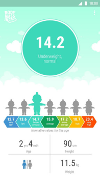 Download BMI calculator for child Health & Fitness for Android screenshot 3