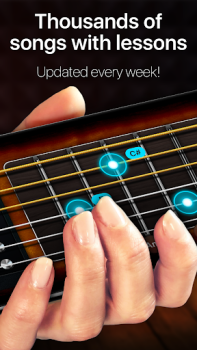 Download Guitar - Real games & lessons Music and audio for Android screenshot 2