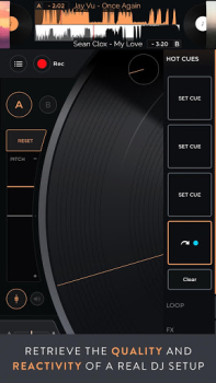 Download Mixfader dj - digital vinyl Music and audio for Android screenshot 3