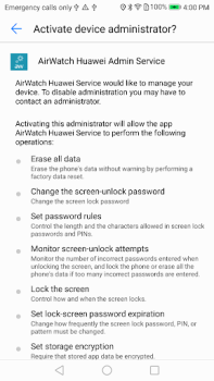 Download AirWatch Service for Huawei Business for Android screenshot 3