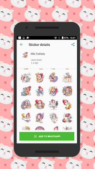 Download Cats stickers Entertainment for Android screenshot 2