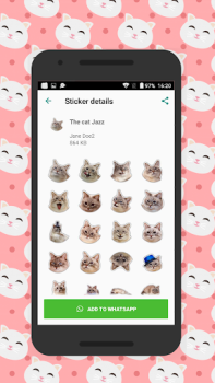 Download Cats stickers Entertainment for Android screenshot 6