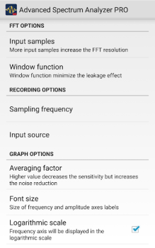 Download Advanced Spectrum Analyzer PRO Music and audio for Android screenshot 7