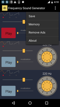 Download Frequency Sound Generator Tools for Android screenshot 2