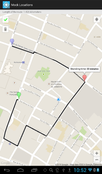 Download Mock Locations (fake GPS path) Tools for Android screenshot 3