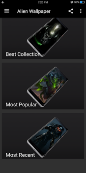 Download Alien Wallpaper Personalization for Android screenshot 2