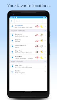 Download Foreca Weather & Radar Weather for Android screenshot 5
