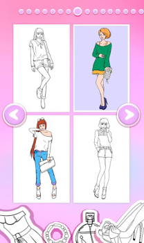 Download Fashion Coloring Book Casual for Android screenshot 4