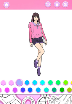 Download Fashion Coloring Book Casual for Android screenshot 7